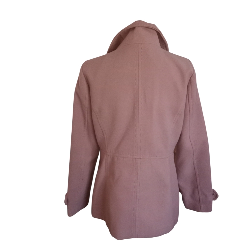 Thread & Supply Double-Breasted Blush Pink Pea Coat Sz.L EUC - Picture 4 of 7